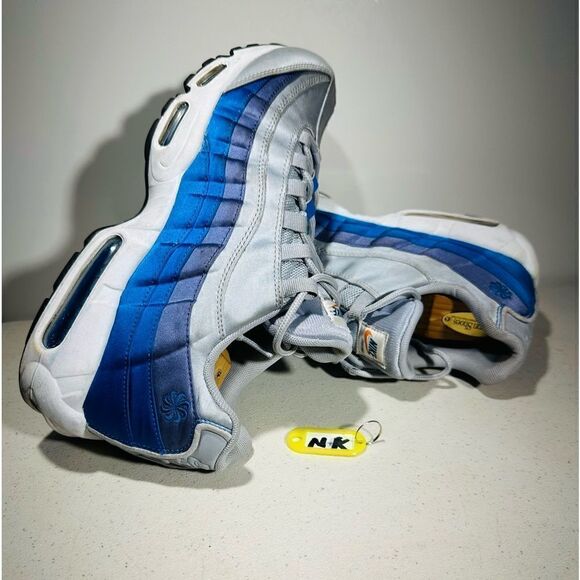 Nike Air Max 95 SE Pinwheel Blue Nebula Purple Grey AJ2018-001 Mens Size 11 - Picture 1 of 8